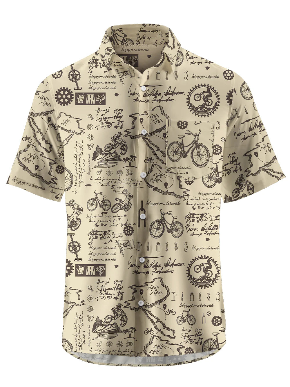RideVogue Cycling Diary Ultra-Light Airy Gravel Shirt