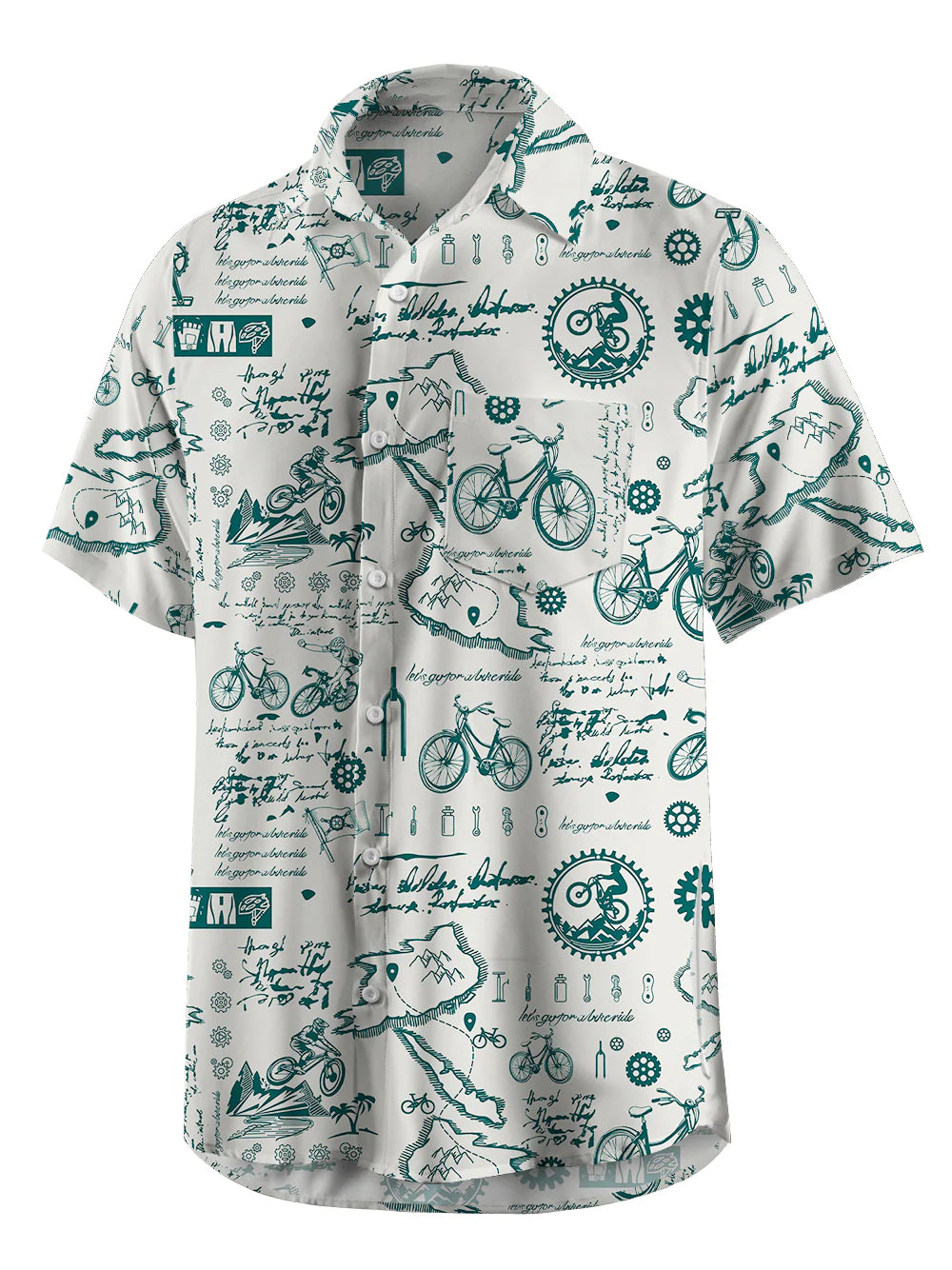 RideVogue Cycling Diary Ultra-Light Airy Gravel Shirt