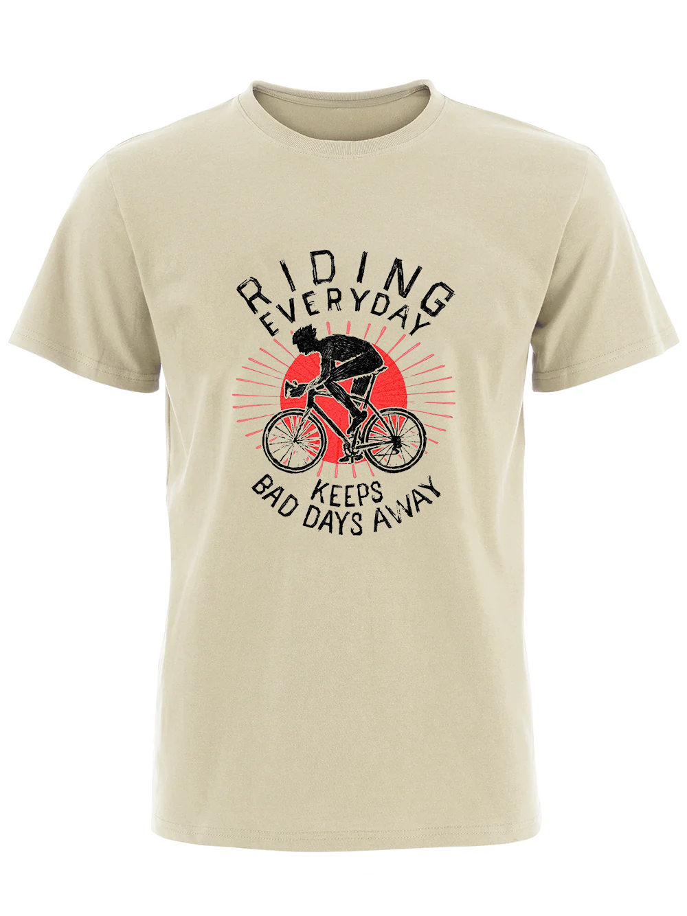 RideVogue Everyday Ride Printed Cotton T-shirt