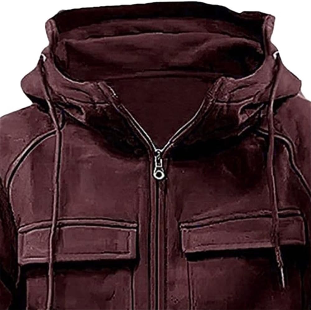 Hoodies for Men Tactical Vintage Long Sleeve Shirts 1/4 Zip Up Hoody Fall Winter Muscular Strong Pullover Tops