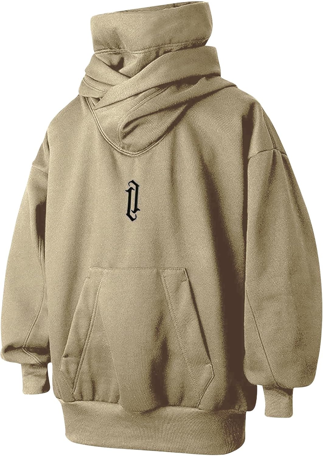 Men's Long Sleeve Fleece Hoodie Lightweight Tech Wear Soft Cotton Pullover Unisex Casual Hooded Sweatshirts