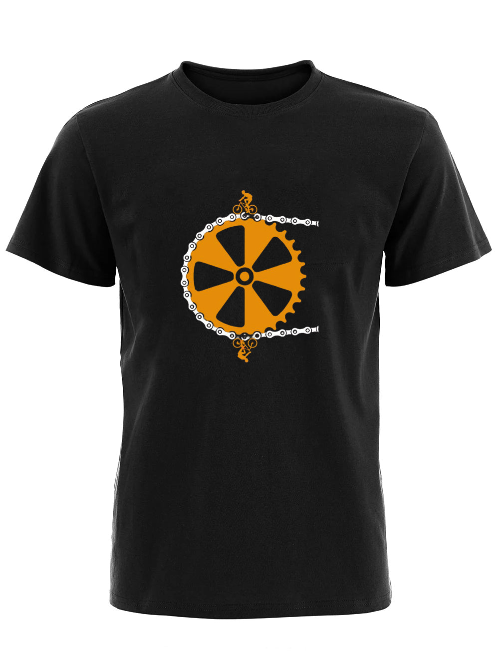 RideVogue Gear Up Printed Cotton T-shirt