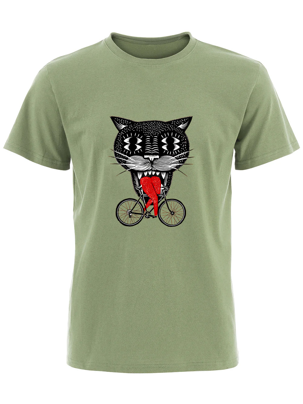 RideVogue Narrow Escape Printed Cotton T-shirt