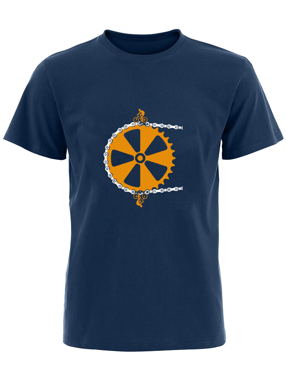 RideVogue Gear Up Printed Cotton T-shirt