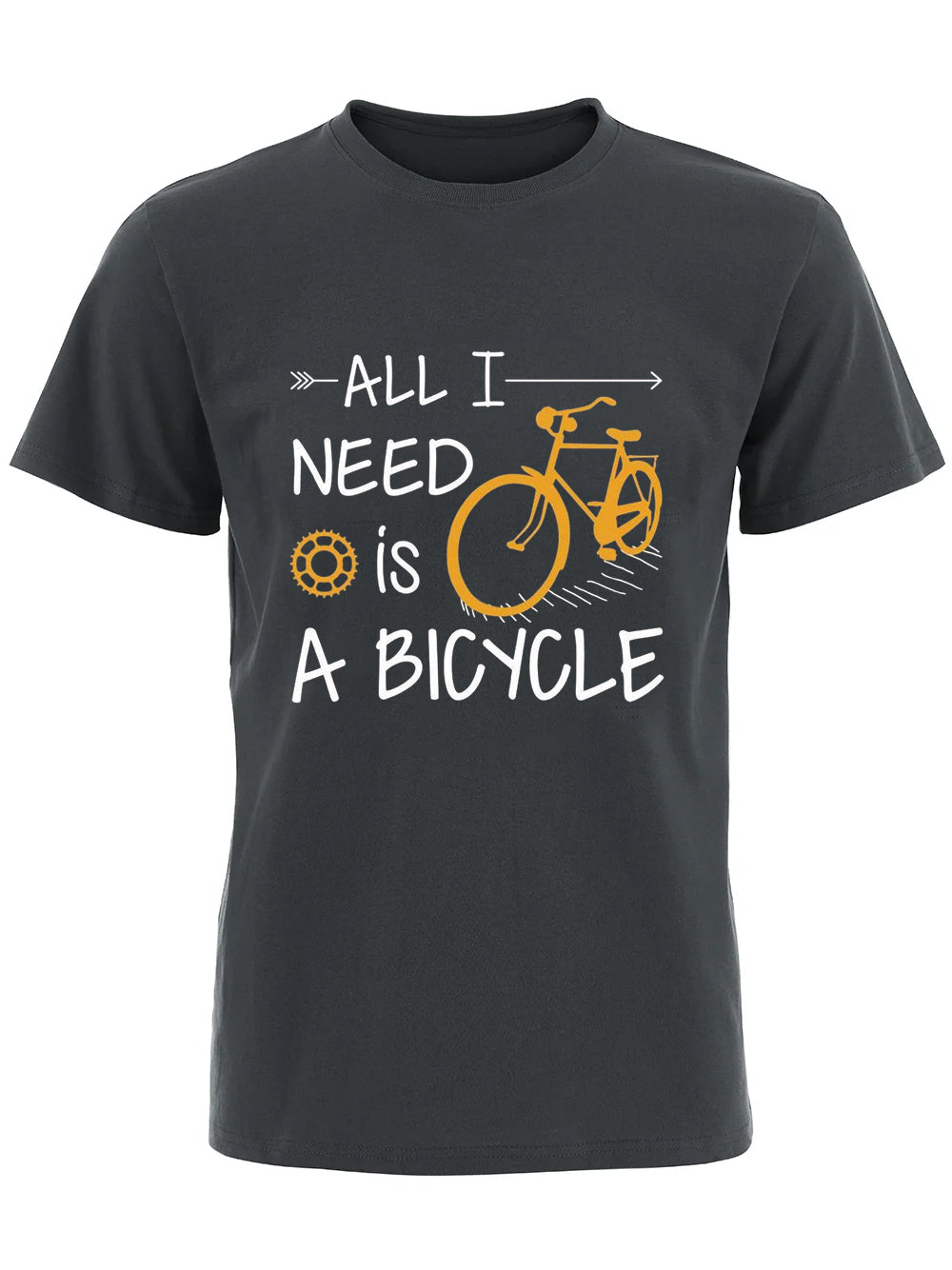 RideVogue Cyclist’s Motto Printed Cotton T-shirt