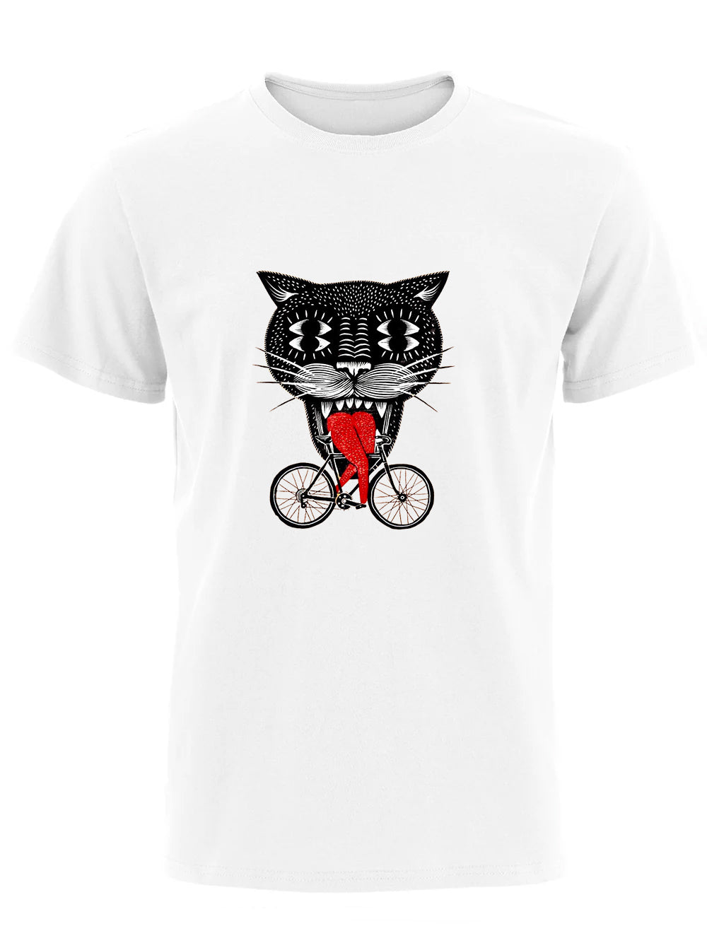 RideVogue Narrow Escape Printed Cotton T-shirt