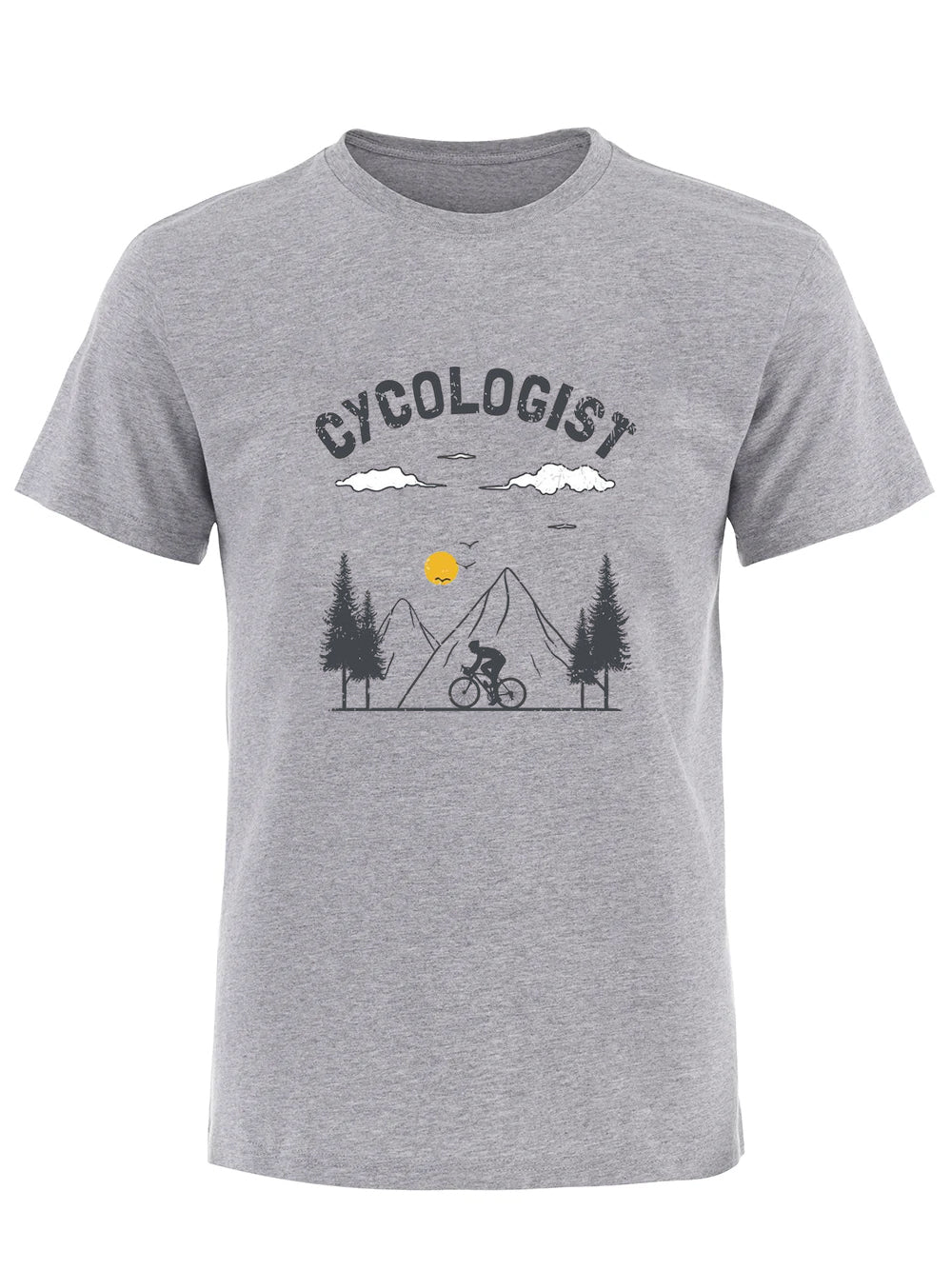 RideVogue Cycologist Printed Cotton T-shirt