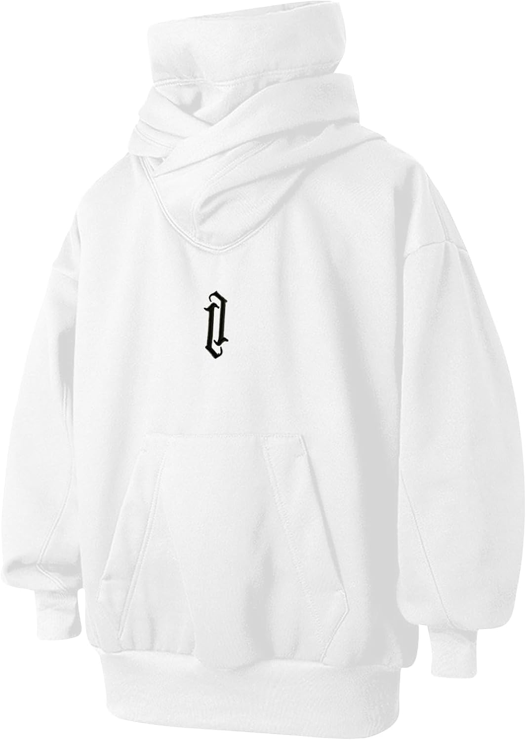 Men's Long Sleeve Fleece Hoodie Lightweight Tech Wear Soft Cotton Pullover Unisex Casual Hooded Sweatshirts