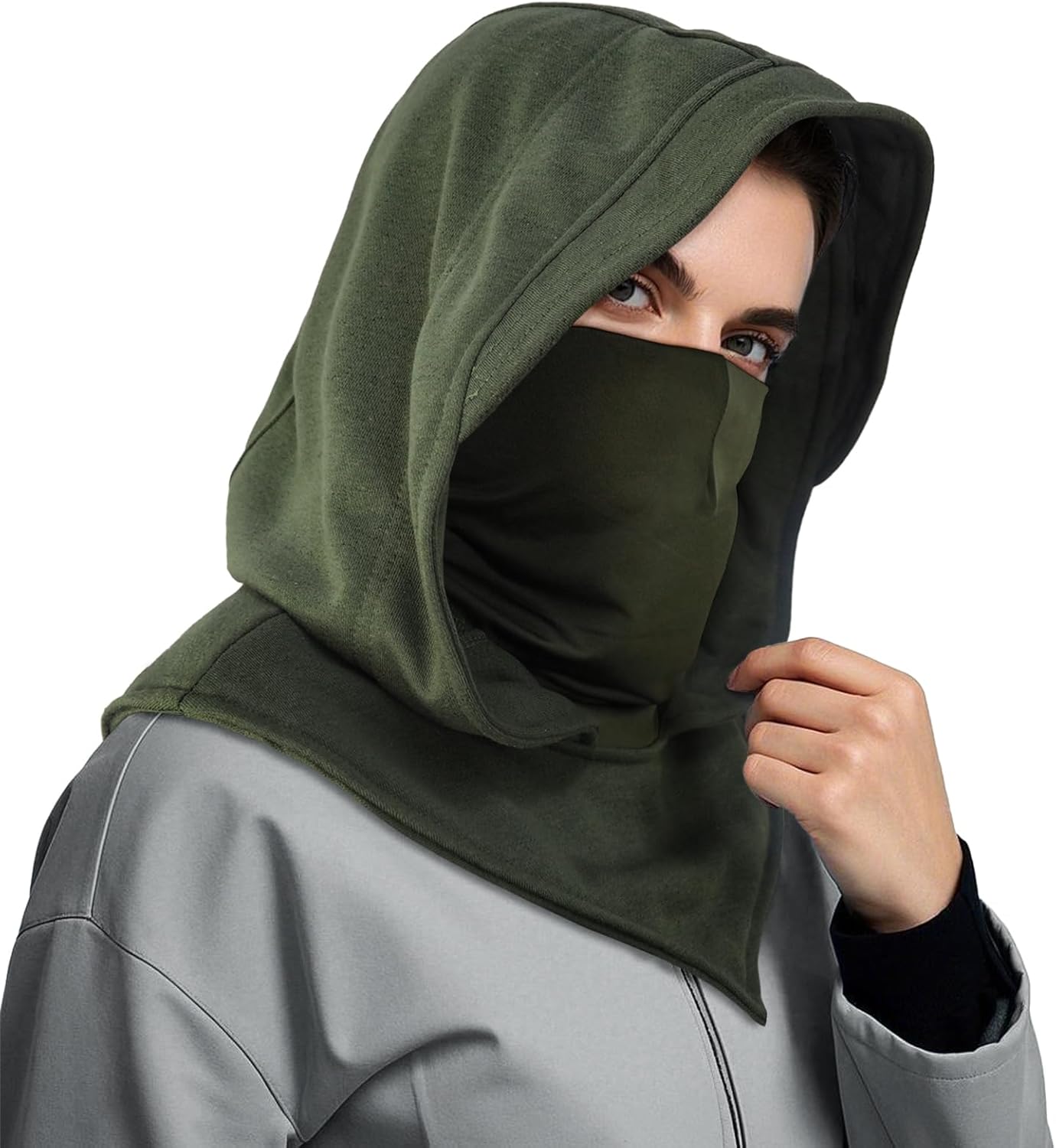 Daily Wear Breathable Face & Neck Gaiter Winter Warmer| Halloween Punk Rogue Hooded Scarf |Wide Variety Costume Cowl