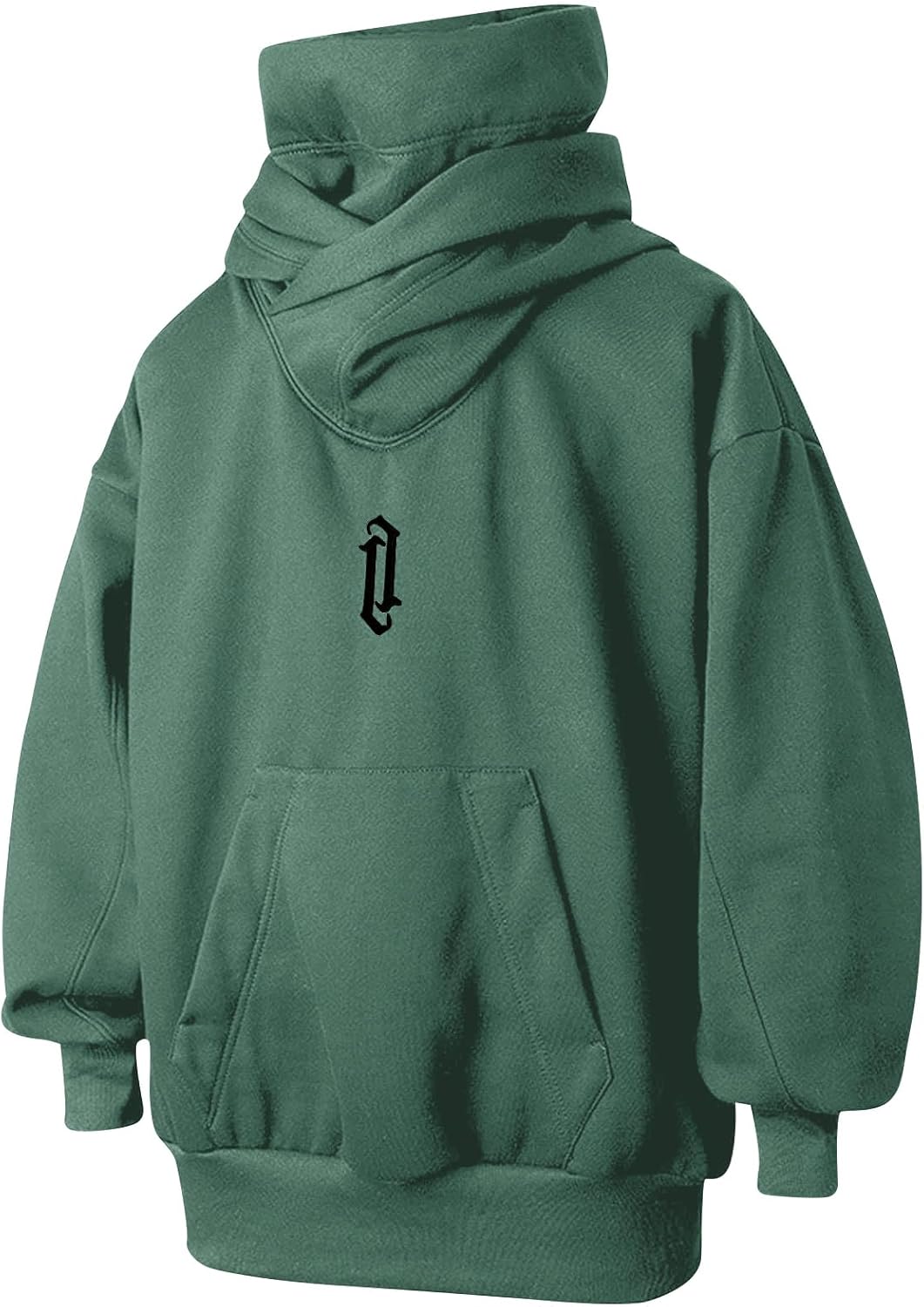 Men's Long Sleeve Fleece Hoodie Lightweight Tech Wear Soft Cotton Pullover Unisex Casual Hooded Sweatshirts