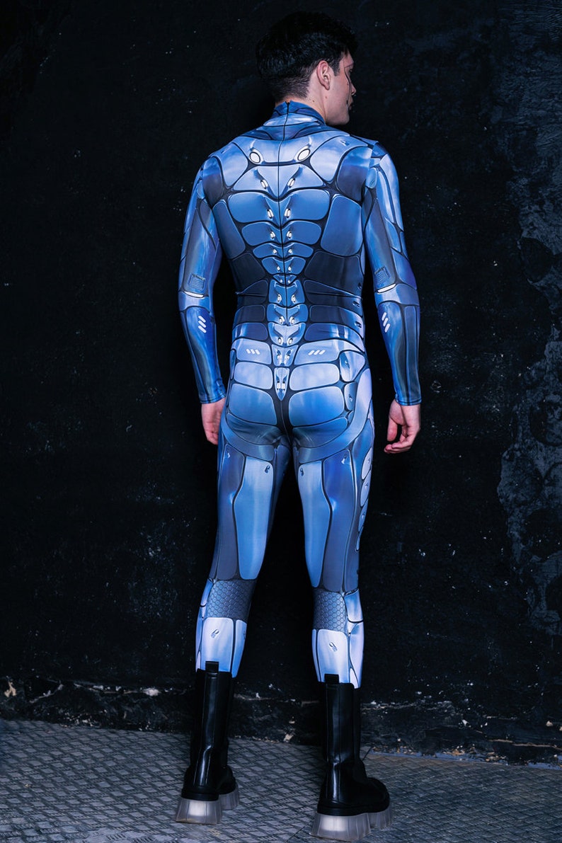 Robot Costume for Men, Male Cosplay Costume, Halloween Costume Men, Couple Halloween Costumes, Cyberpunk Men Costume, Sci-fi Clothing