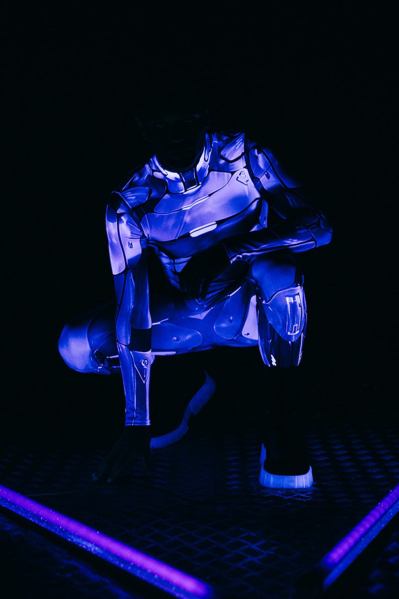 Robot Costume for Men, Male Cosplay Costume, Halloween Costume Men, Couple Halloween Costumes, Cyberpunk Men Costume, Sci-fi Clothing