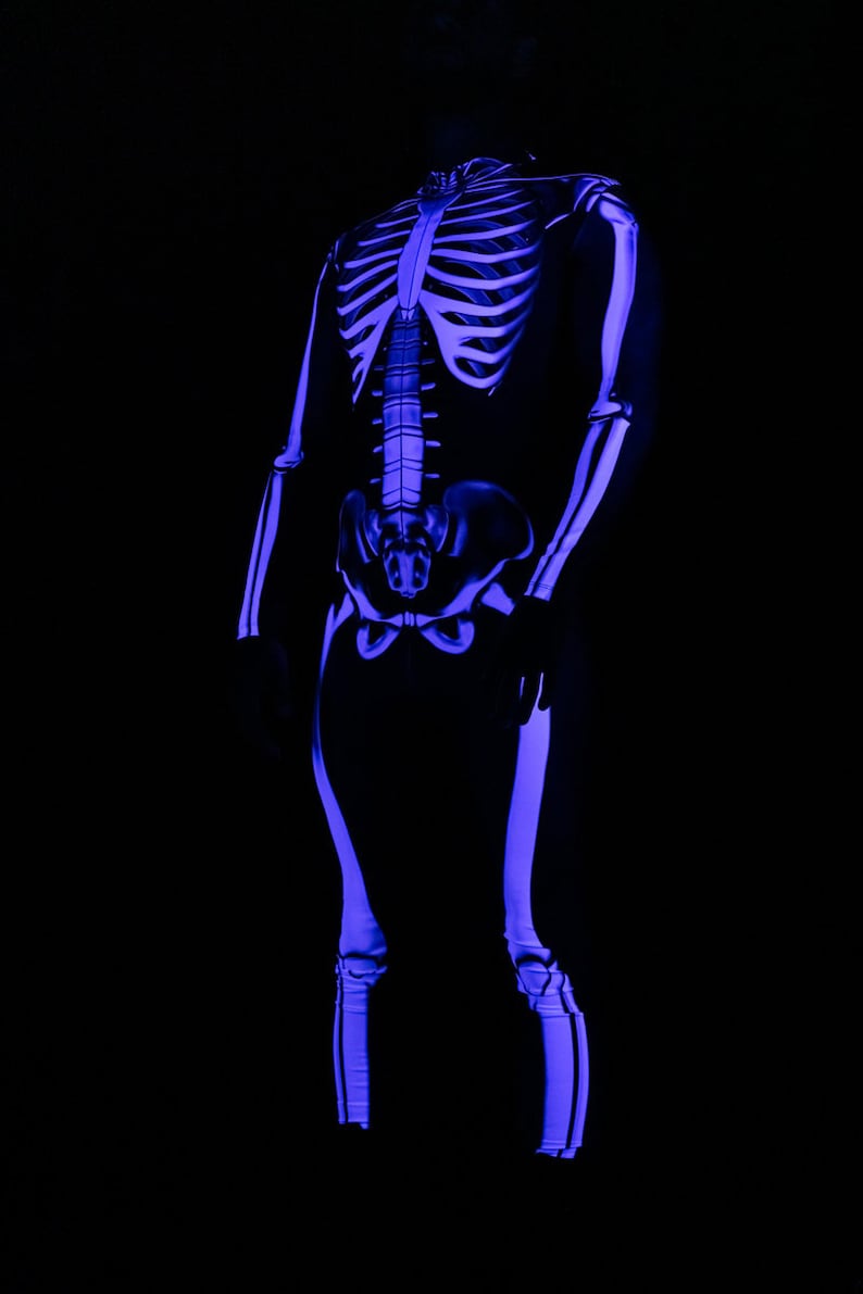 Men Skeleton Costume, Men Halloween Costumes, Halloween couple costume, skeleton bodysuit for men, skeleton spandex costume, Devil Walking