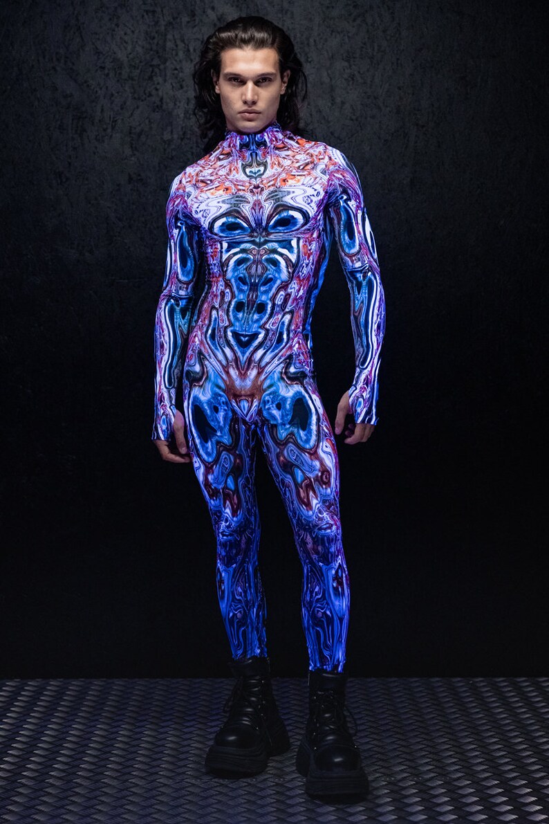 Alien Costume, Sexy Alien Costume for Men, Men Halloween Costume, Couples Costume, Duo Costumes, Sexy Couples Costume, One Piece Rave Outfit